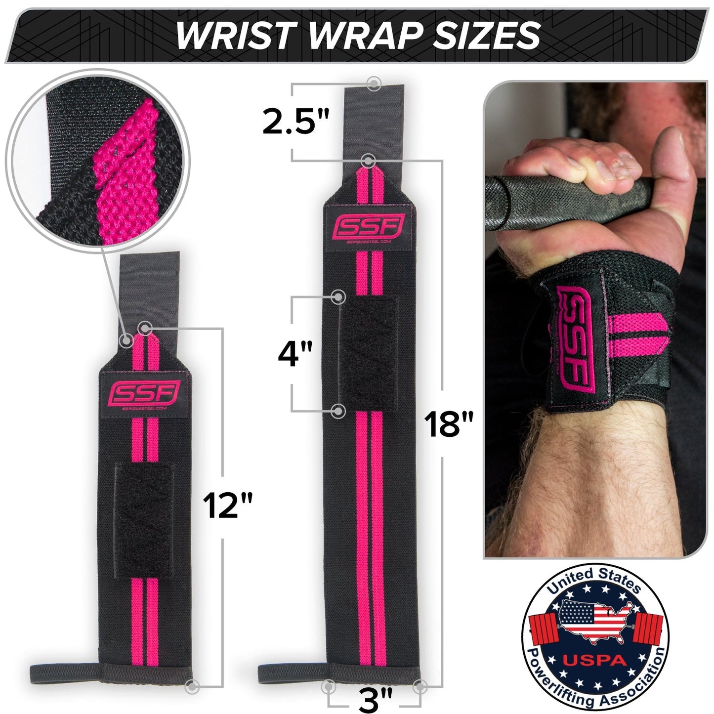 Serious Steel Lifting Wrist Wraps