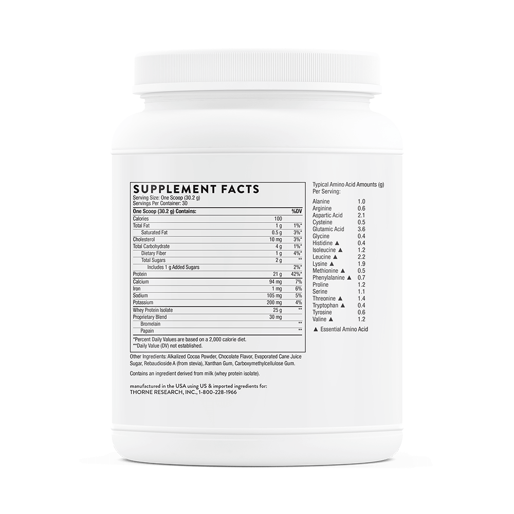 Whey Protein Isolate - Chocolate