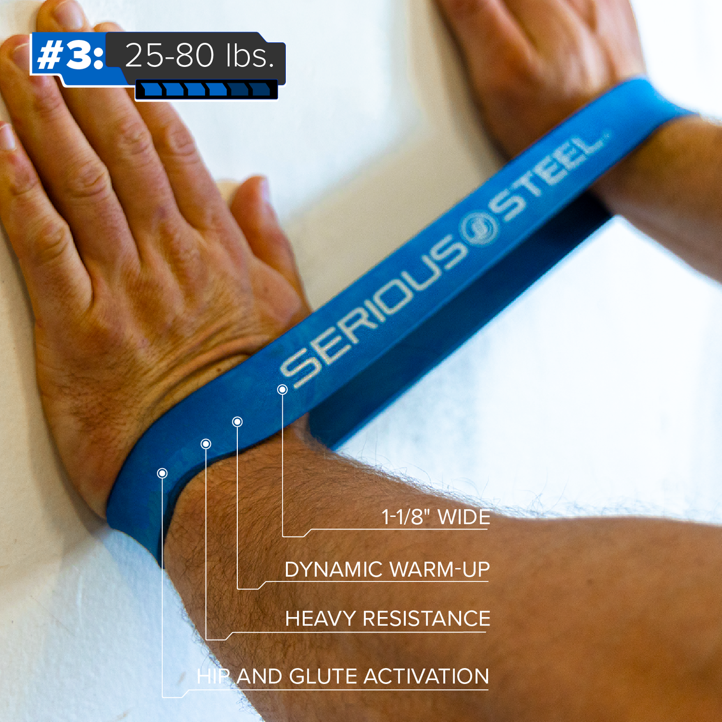 Serious Steel 12" Short Resistance Bands