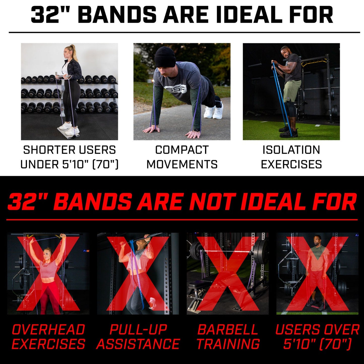 Serious Steel 32" Resistance Bands