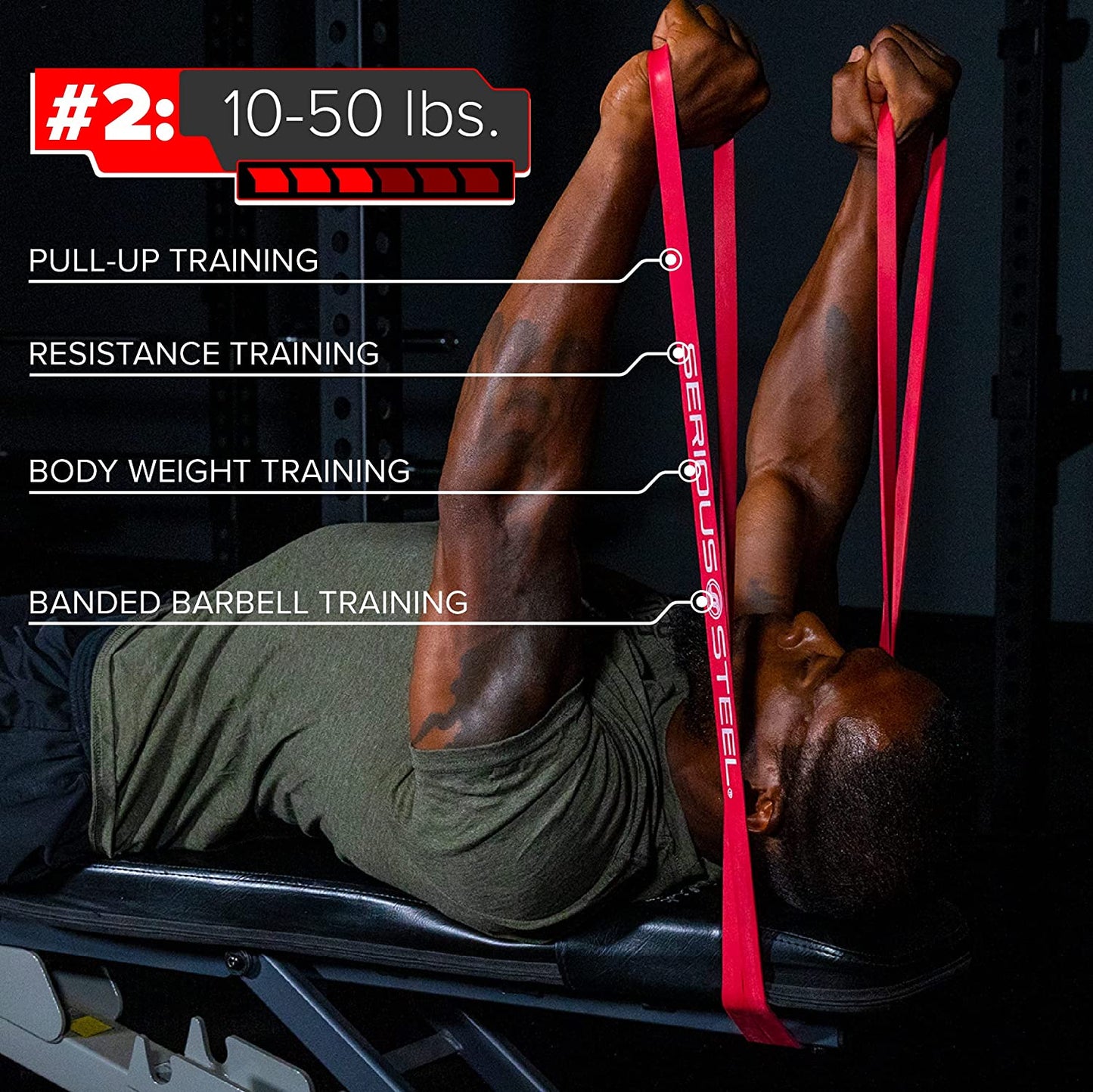 Serious Steel 41" Resistance Bands