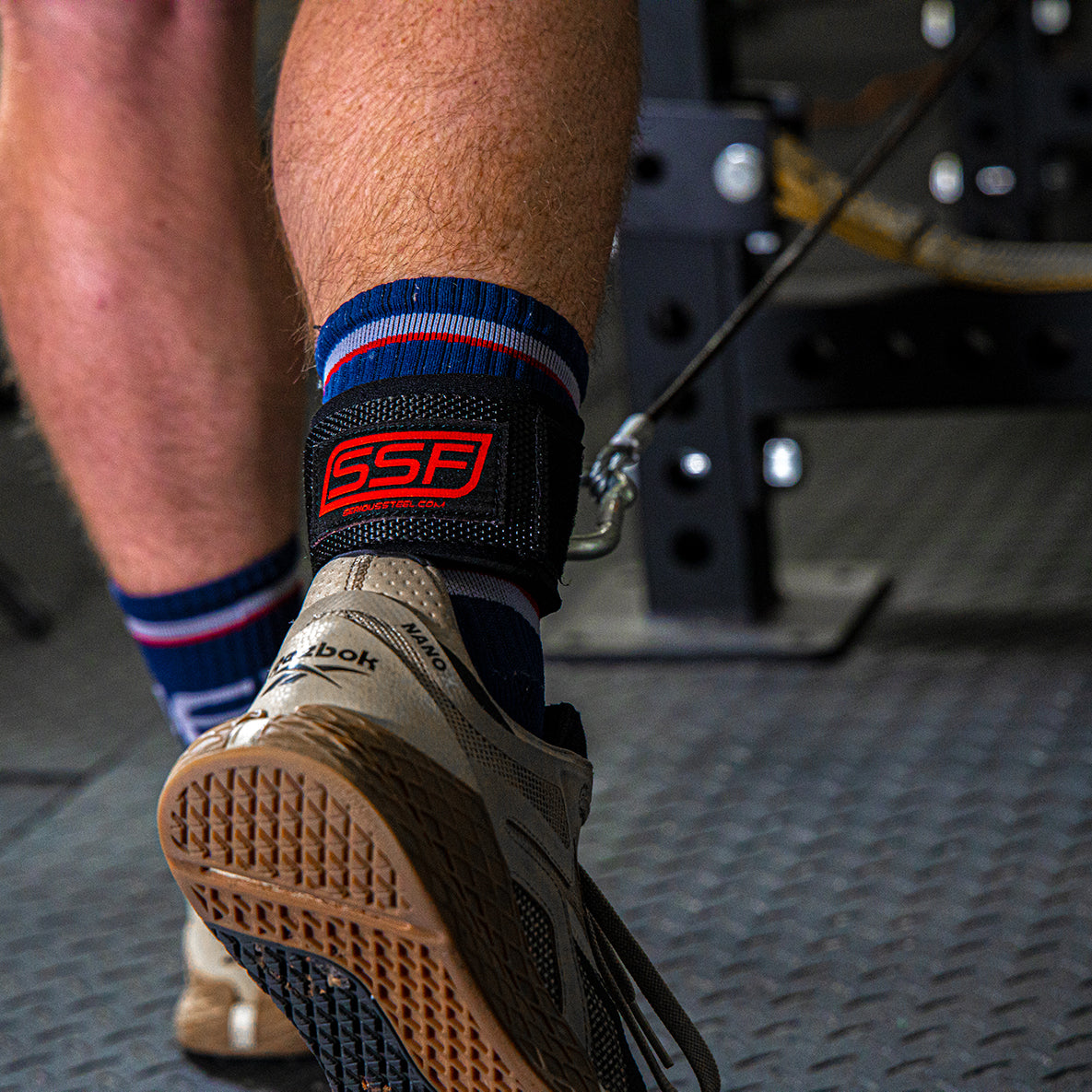 Serious Steel Cable Machine Ankle Cuff