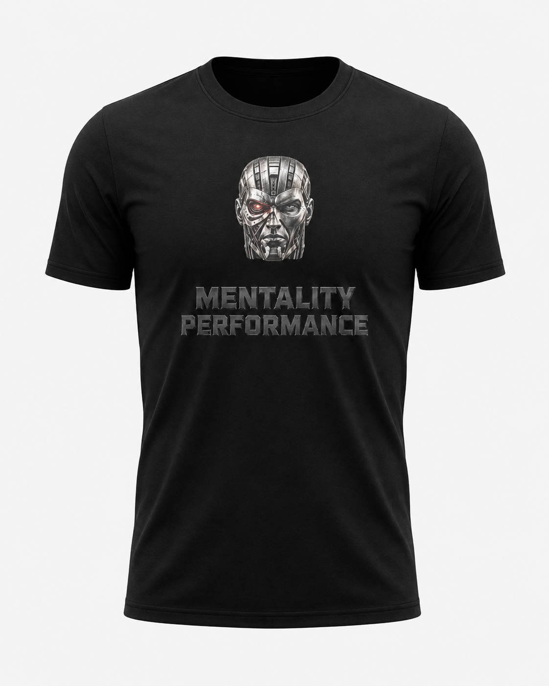 Mentality Performance Robot Head Tee – Dark Edition