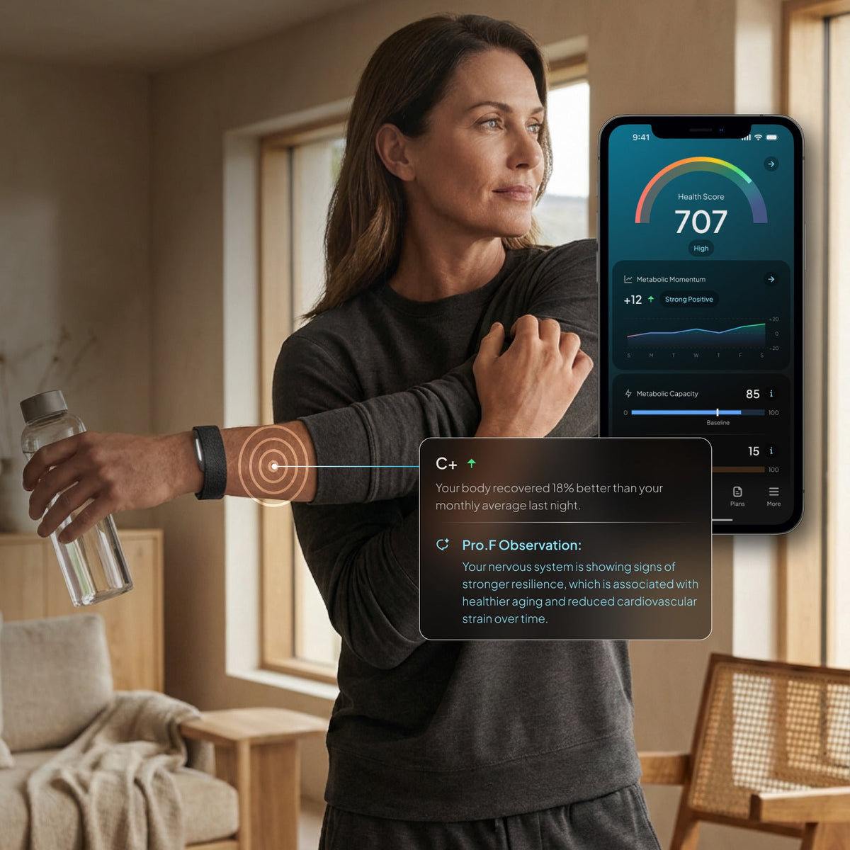 Hume Band 2.0 Health & Recovery Tracker