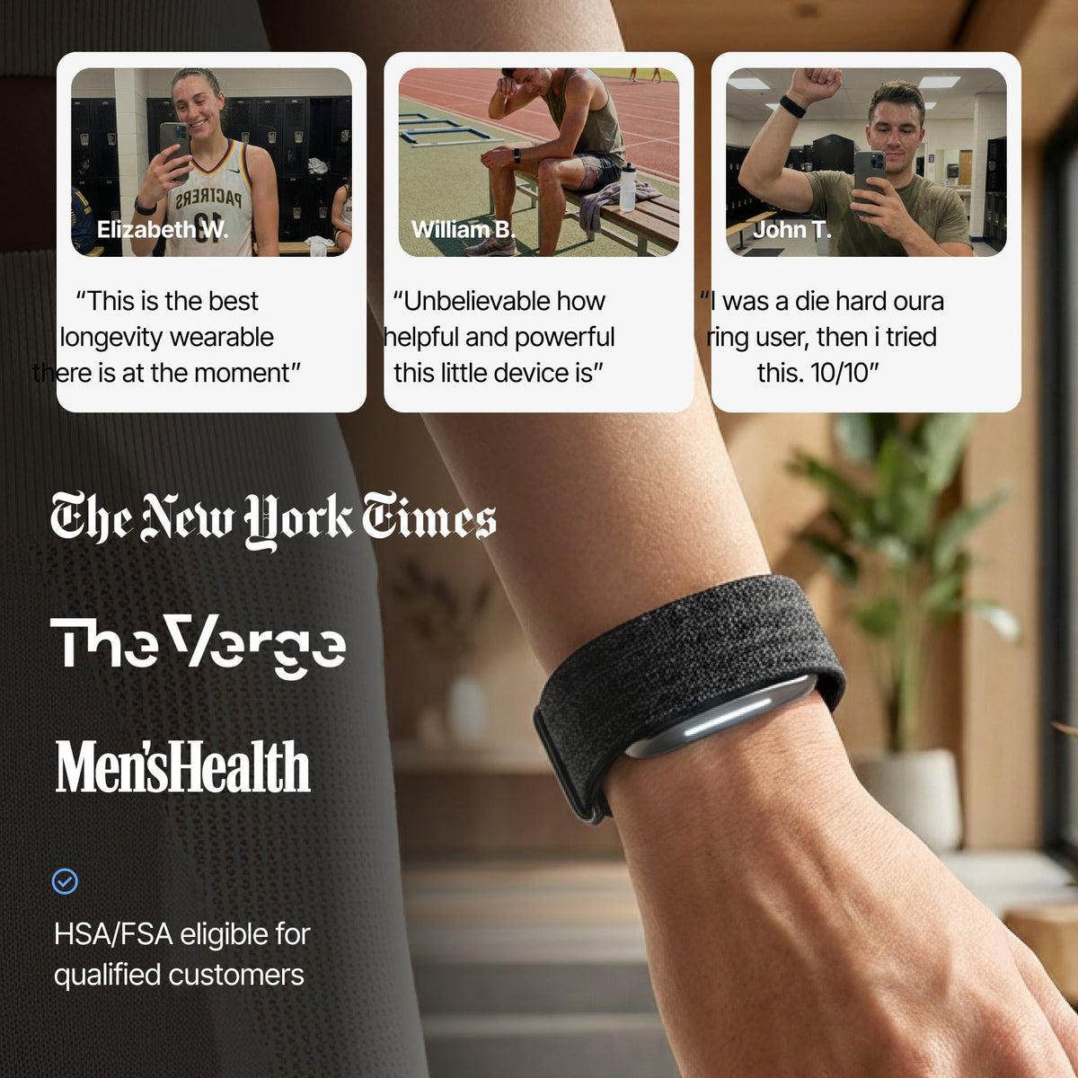 Hume Band 2.0 Health & Recovery Tracker
