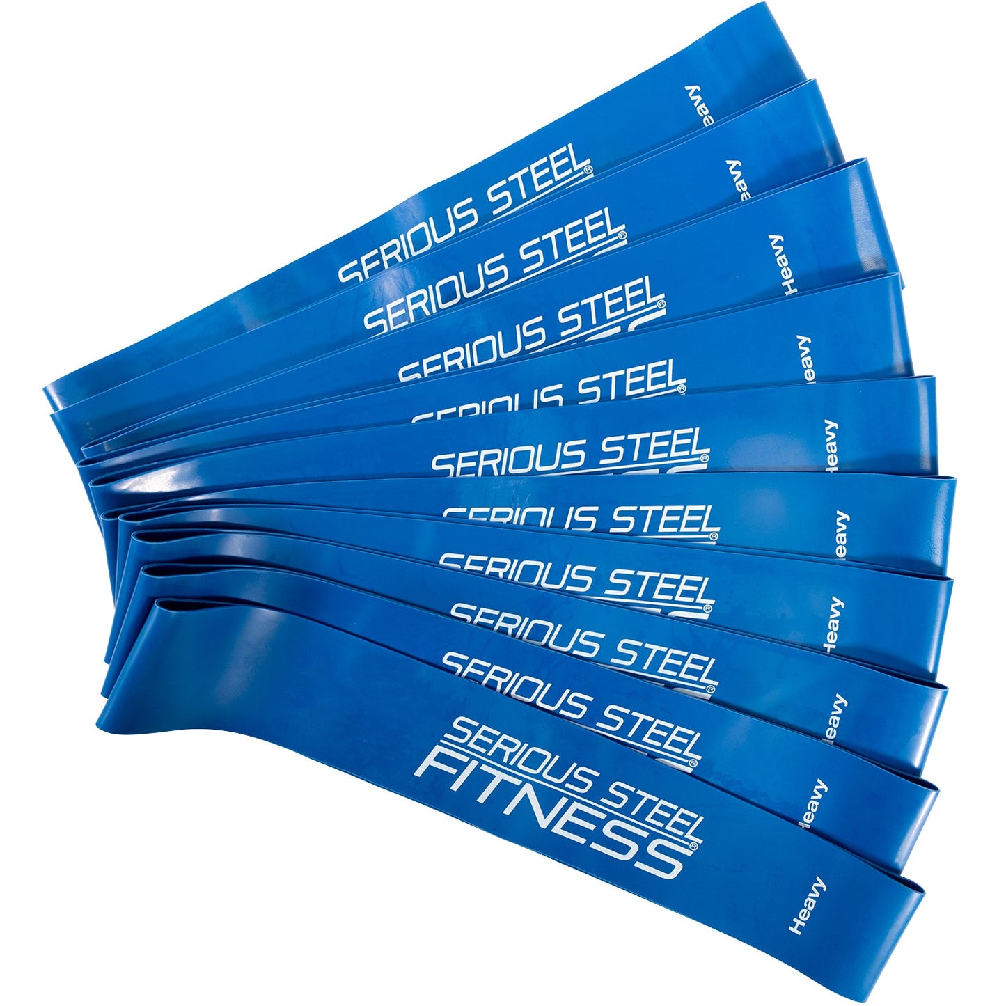 Serious Steel Mini Loop Resistance Bands – 10 Pack
