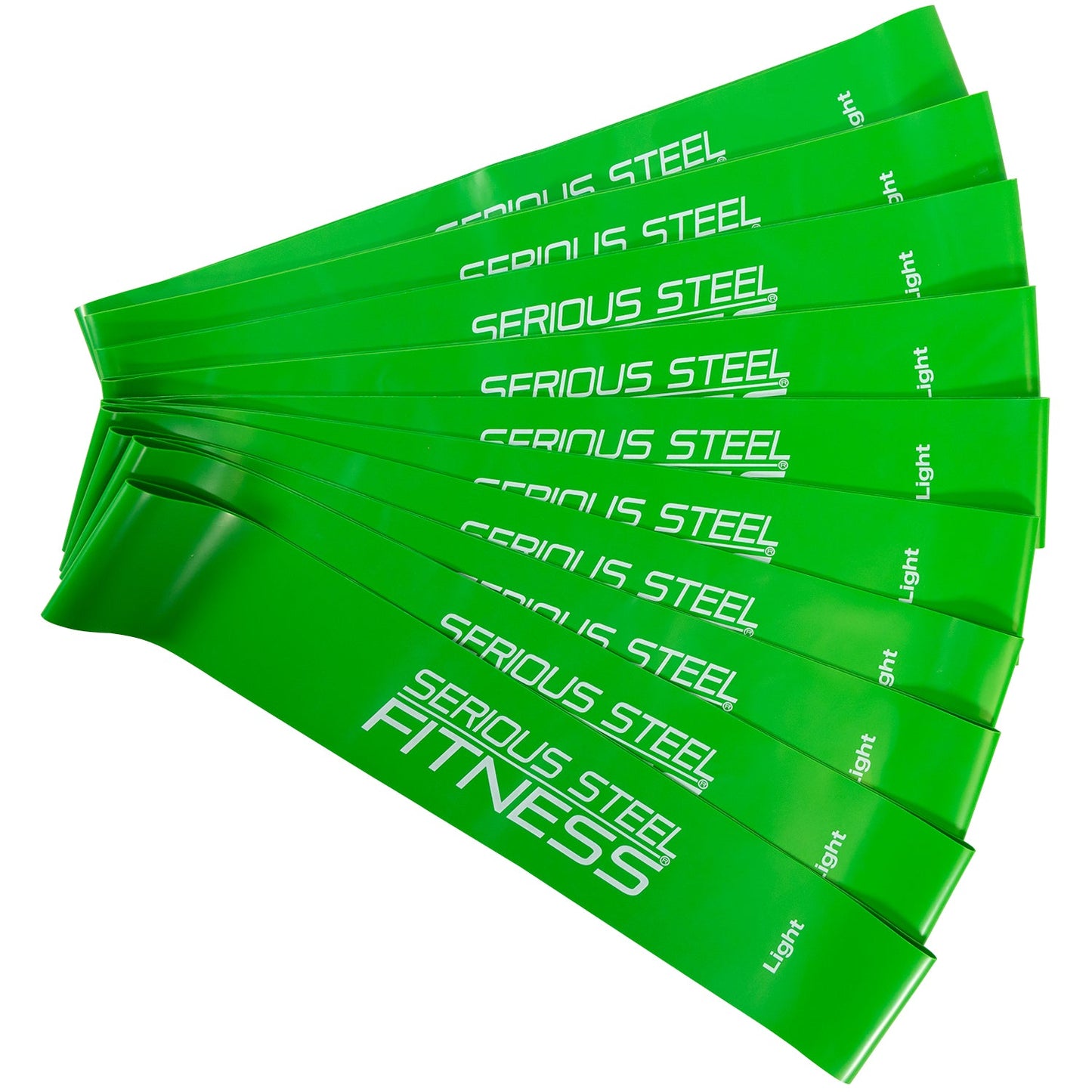 Serious Steel Mini Loop Resistance Bands – 10 Pack