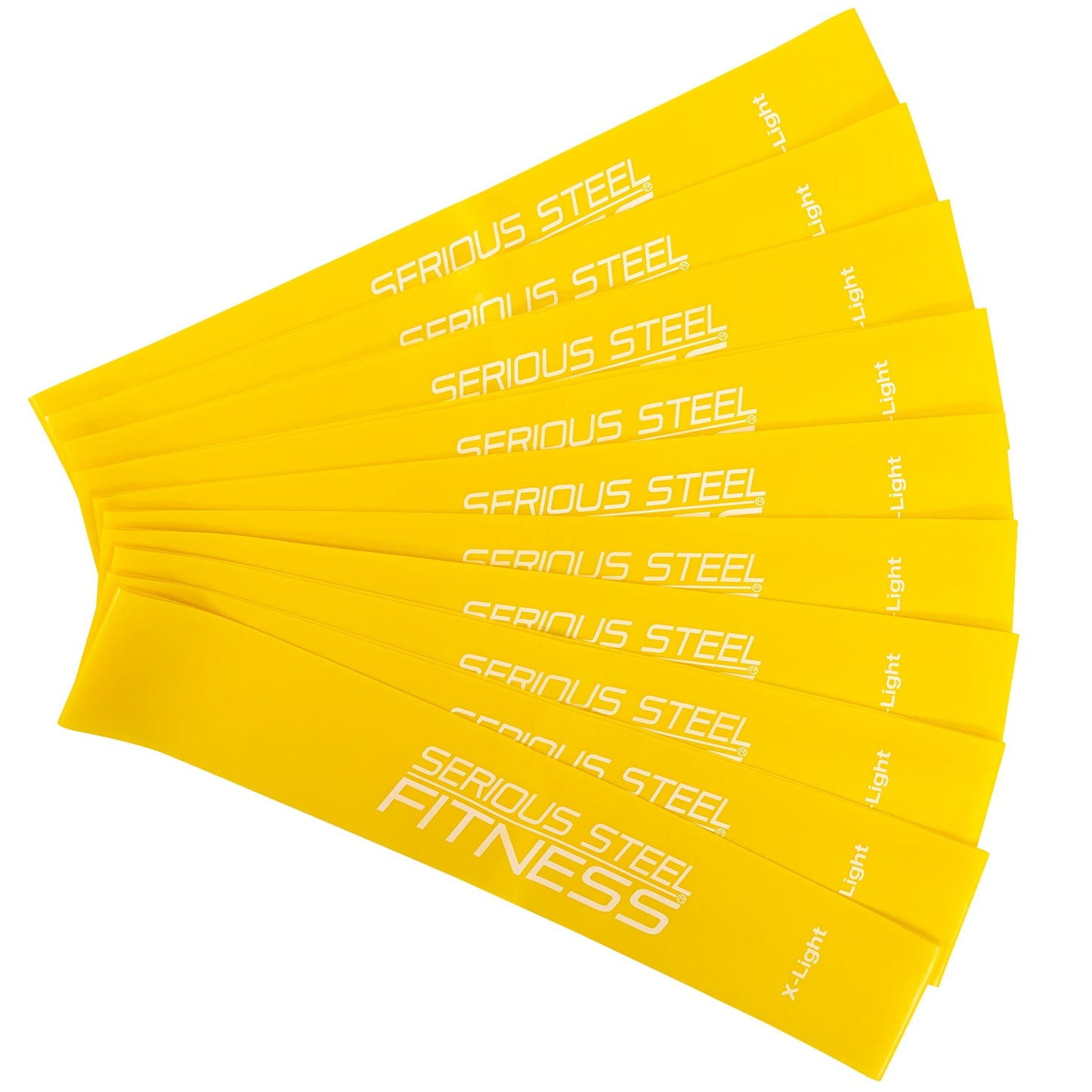 Serious Steel Mini Loop Resistance Bands – 10 Pack