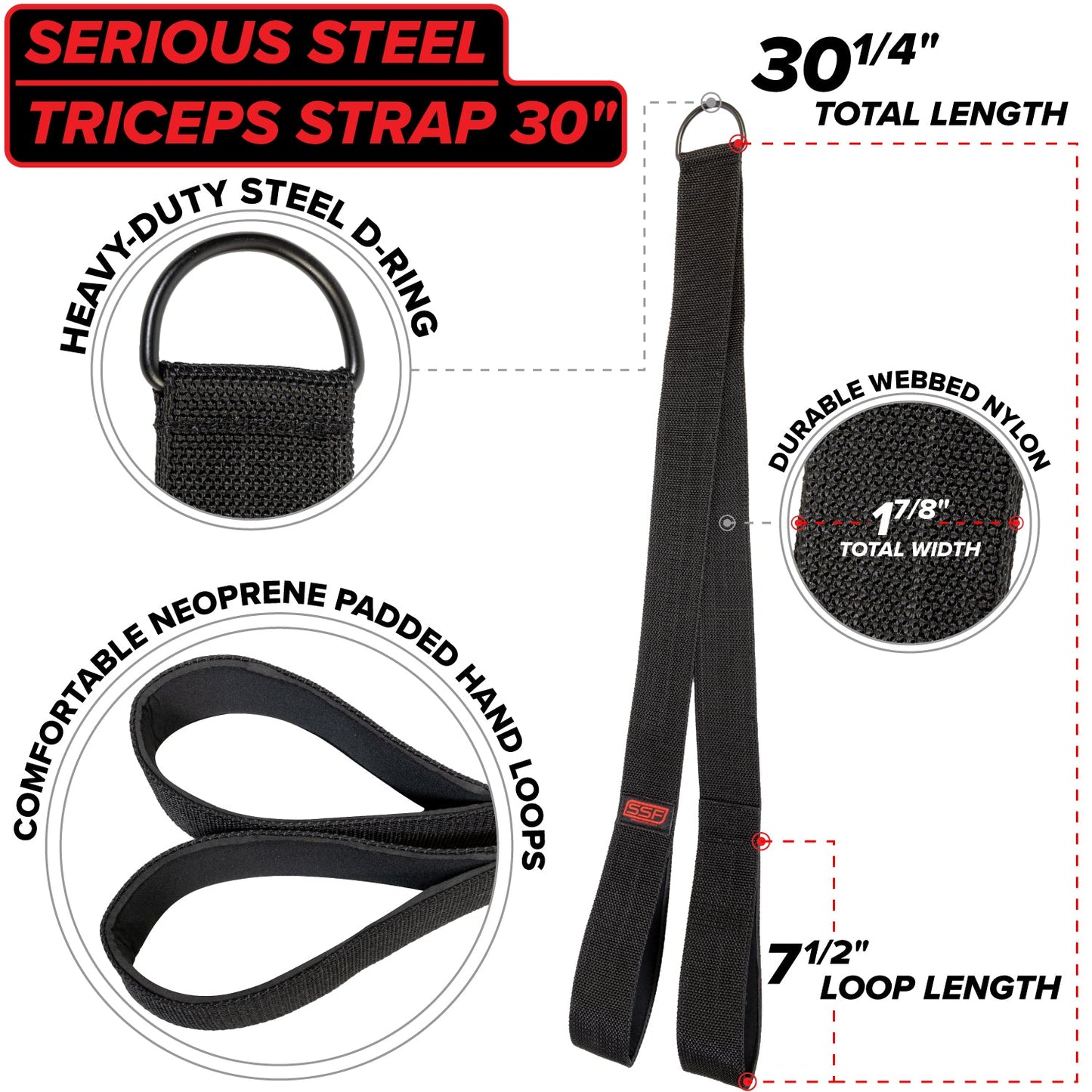Tricep Strap & Ab Strap
