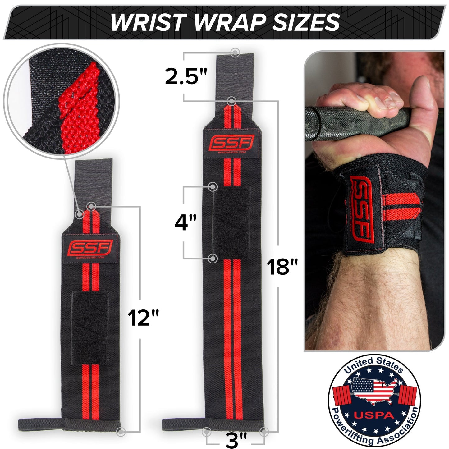 Serious Steel Lifting Wrist Wraps
