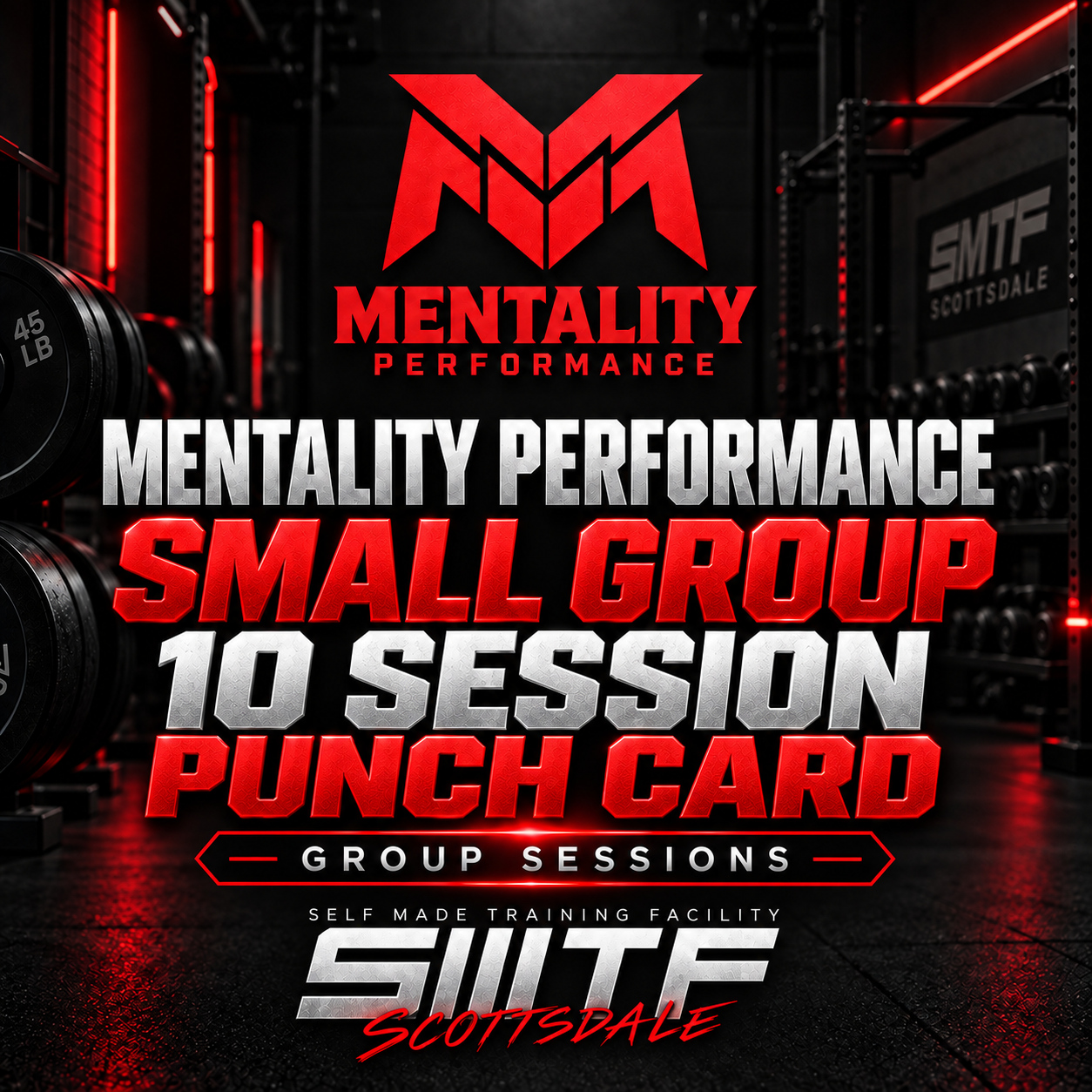 Mentality Performance small group 10 session punch card